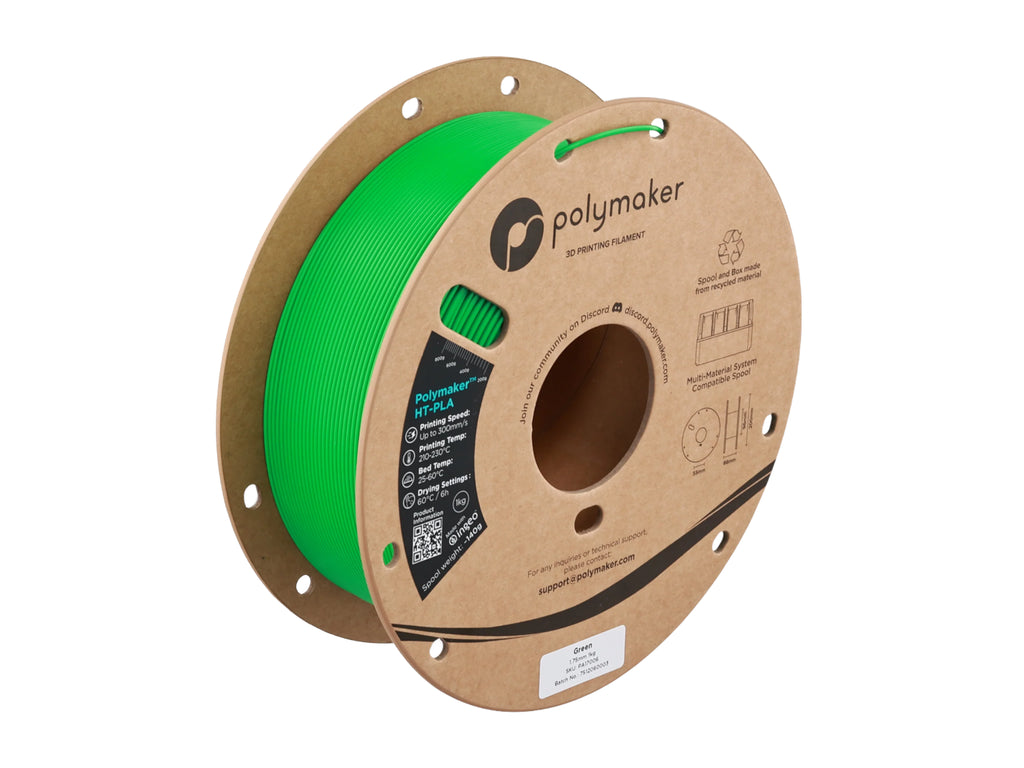 Polymaker HT-PLA 1.75mm
Green 1Kg Product Picture