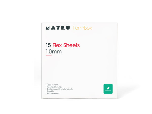 Mayku Flex Sheets (Clear) 1mm - Pack of  15