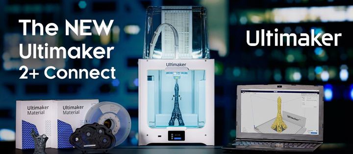 New Ultimaker 2+ Connect 3D printer