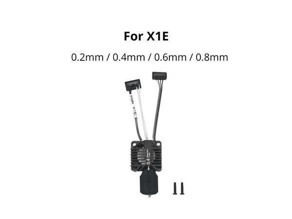 Bambu Lab Complete Hotend Assembly - X1E Only - Voxel Factory -3D printer- Imprimante 3D