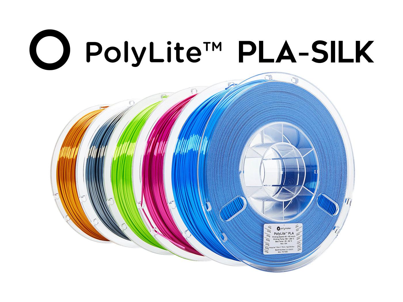 PolyLite Silk Red PLA Filament