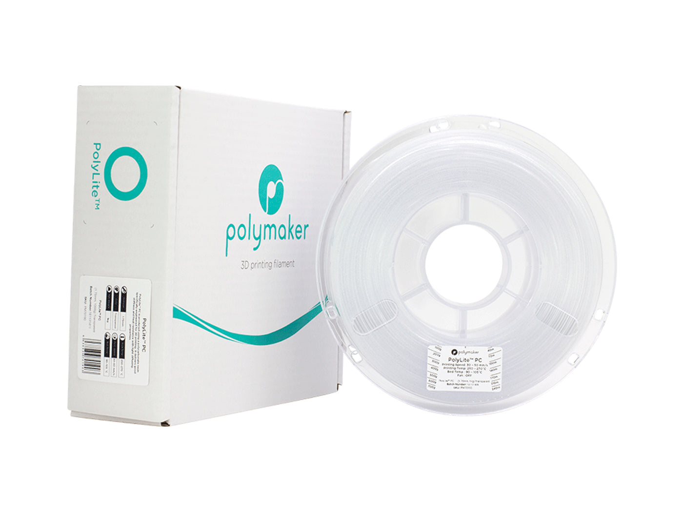 Polymaker PolyLite Transparent PC 1.75mm 1kg – Voxel Factory